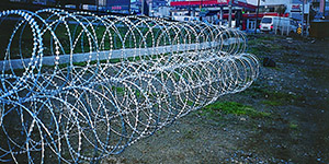 High security razor wire barriers